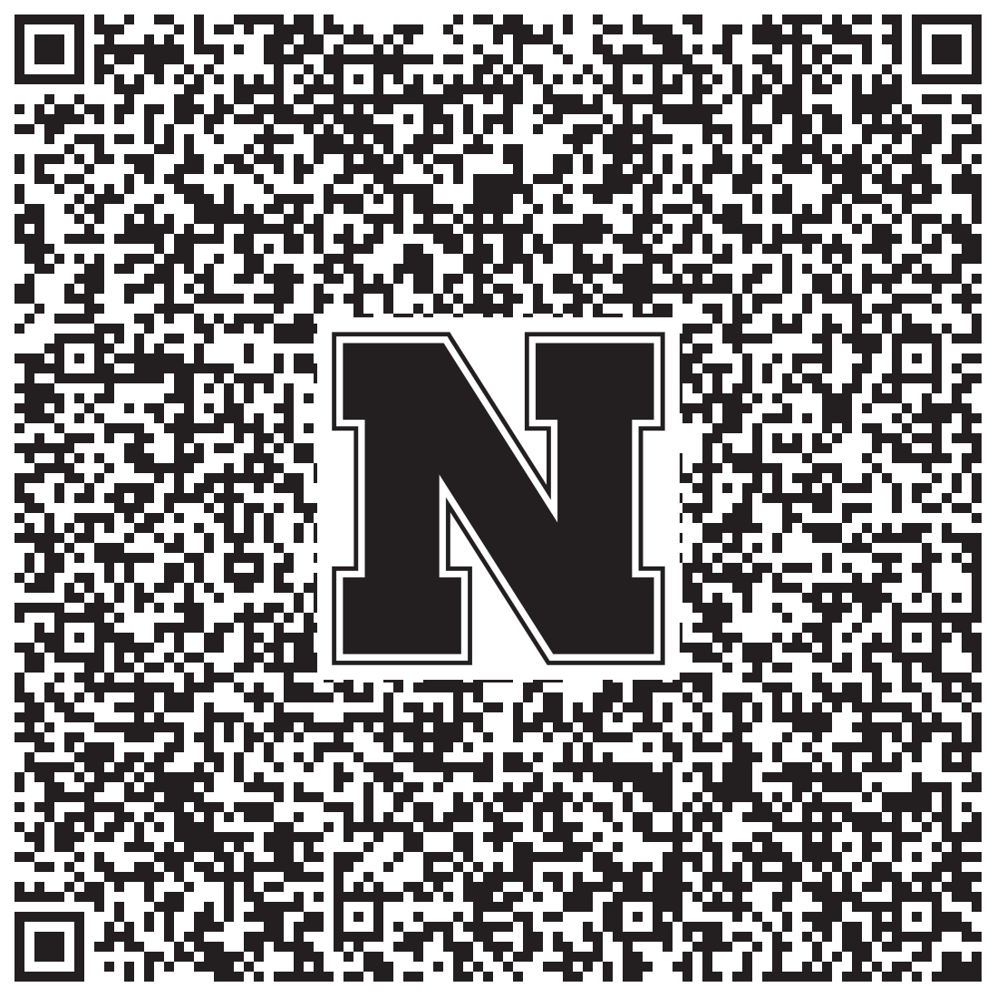 QR code linking to Adam Ahlers vcard