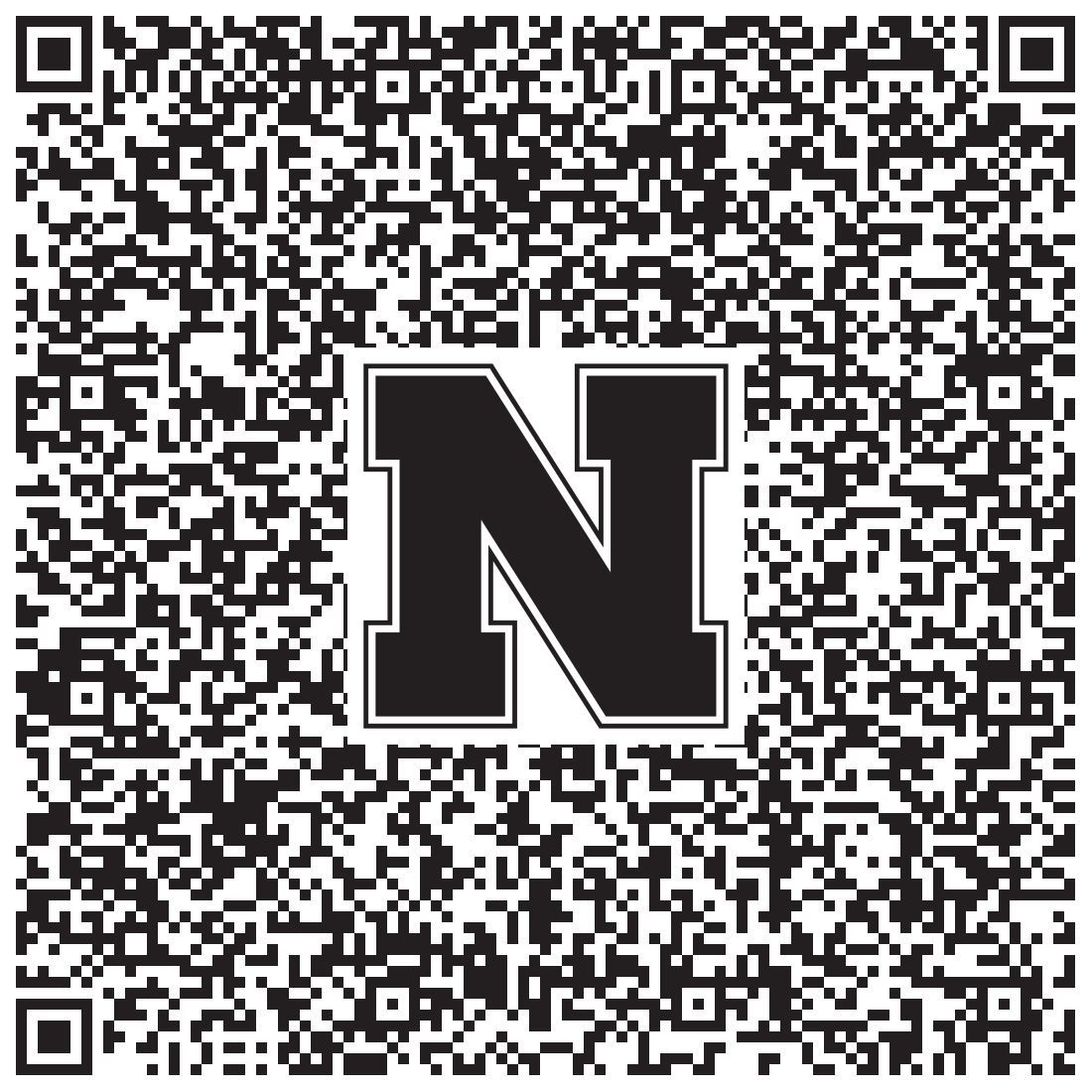 QR code linking to Ali Baapir vcard