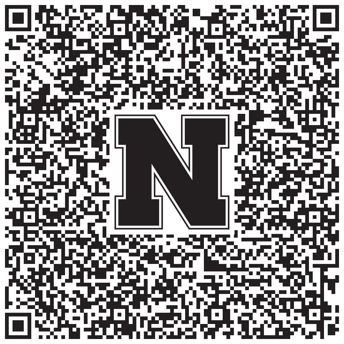 QR code linking to Alan Bennett vcard