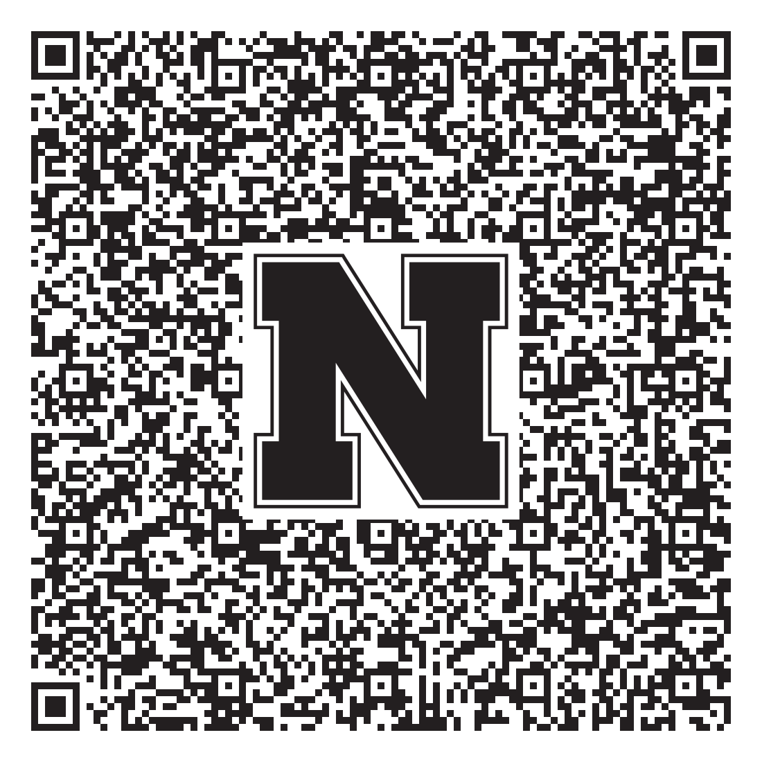 QR code linking to Andreia Bianchini Huebner vcard