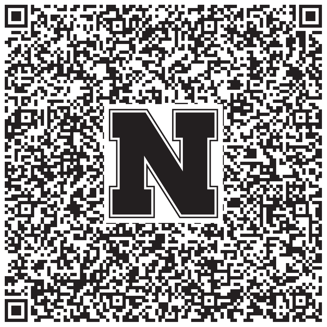 QR code linking to Austin Blake vcard