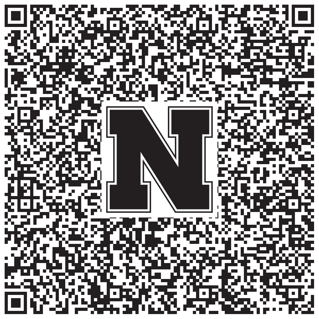 QR code linking to Aaron Bronfman vcard
