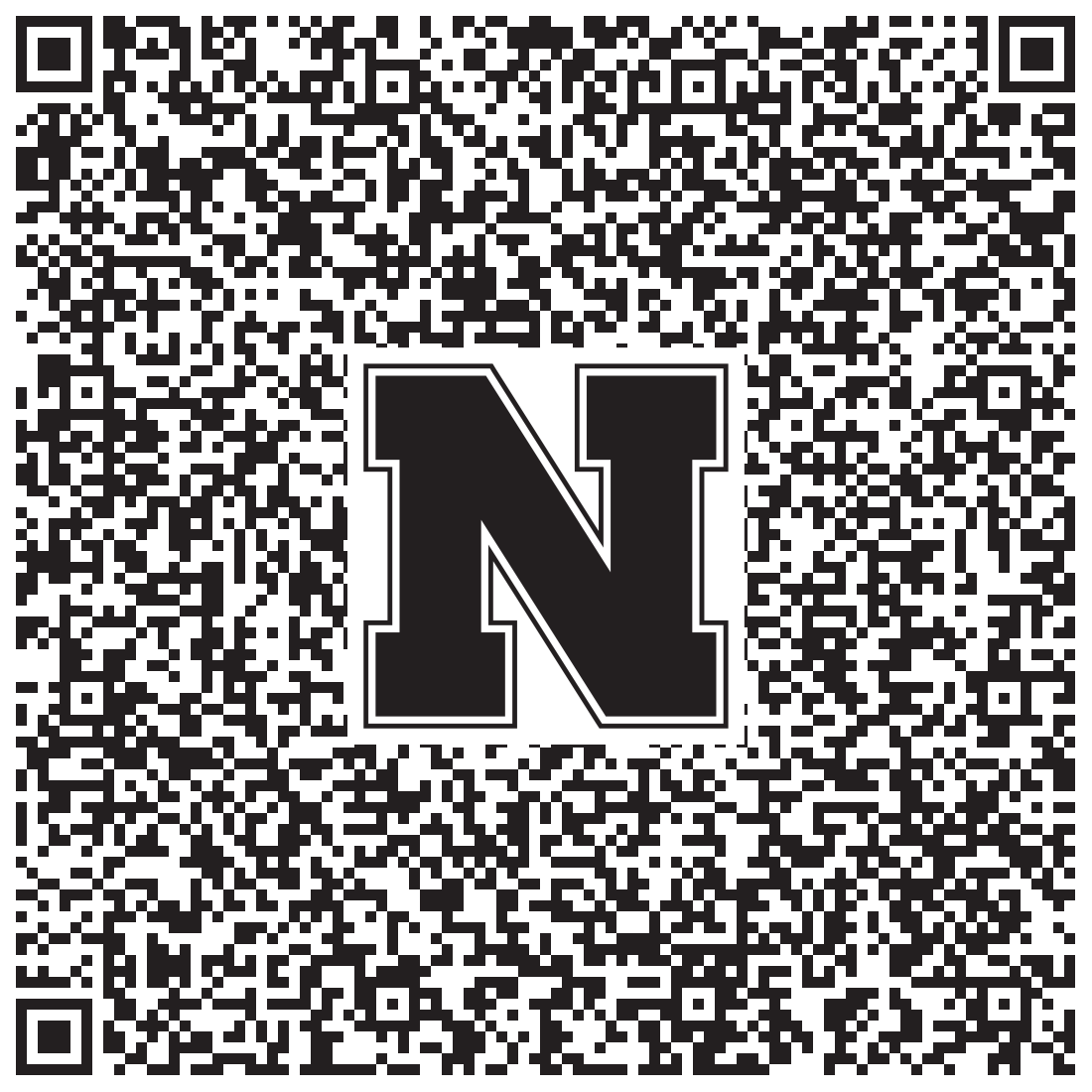 QR code linking to Aaron Burchill vcard