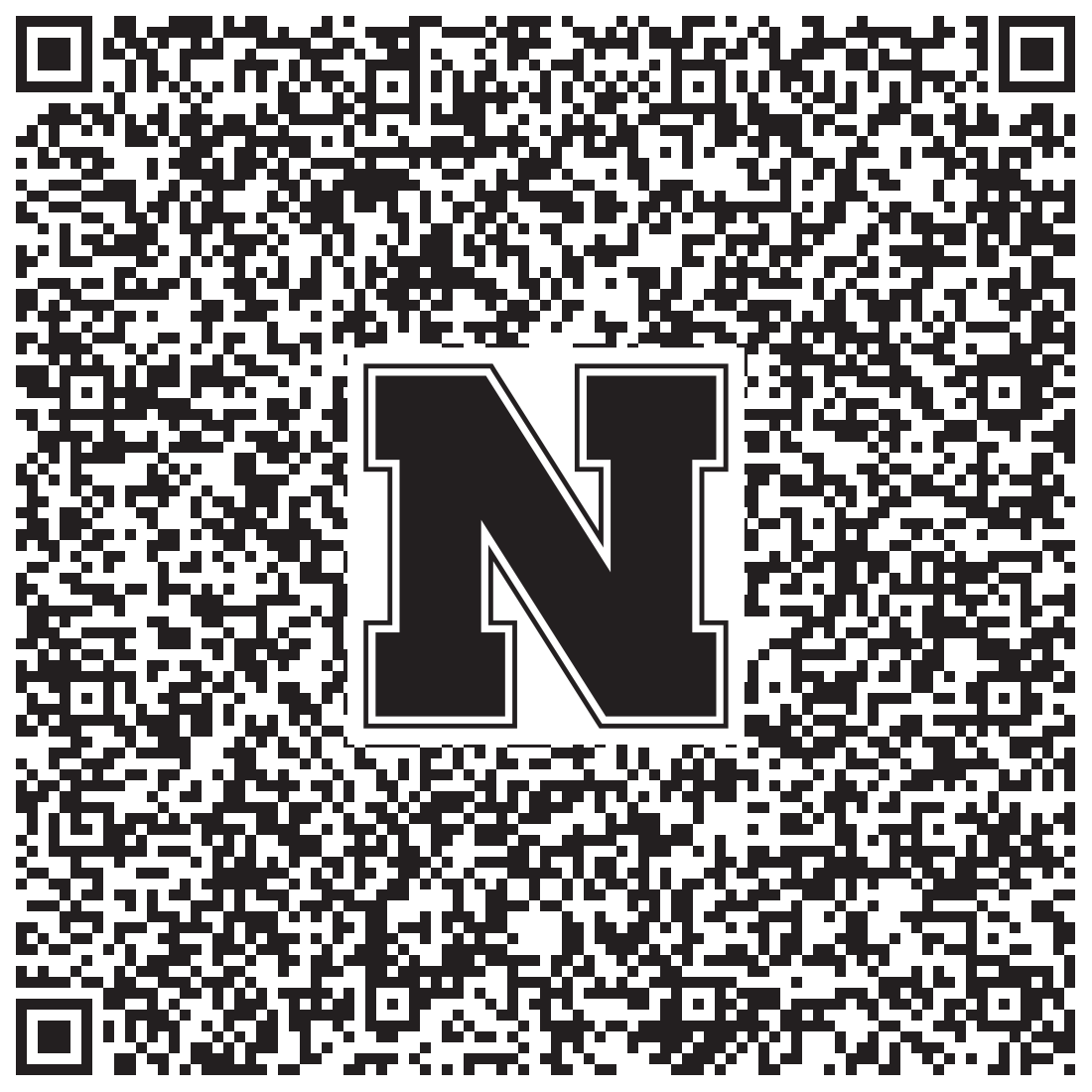QR code linking to Ahmed Charif vcard