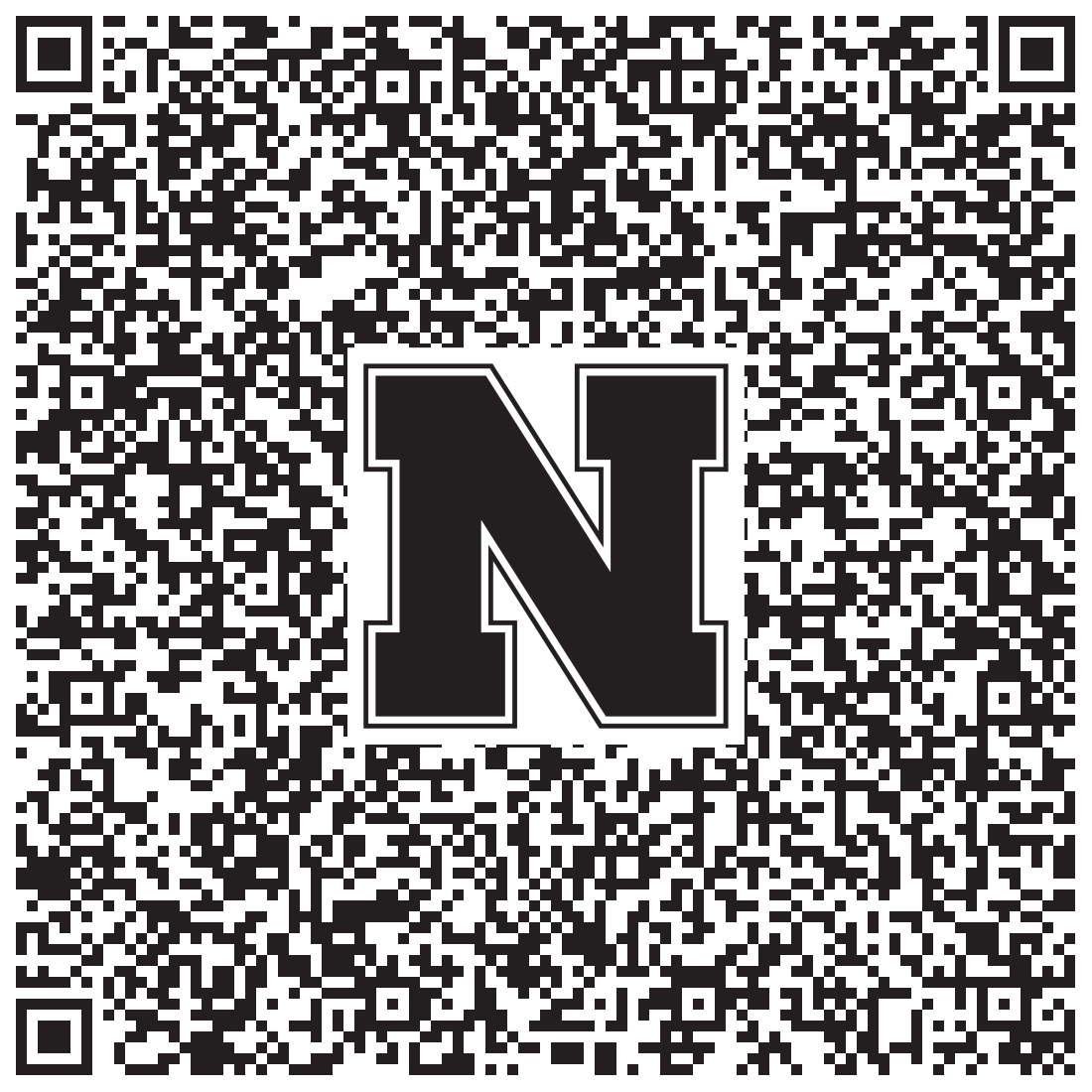 QR code linking to Annika Christensen vcard
