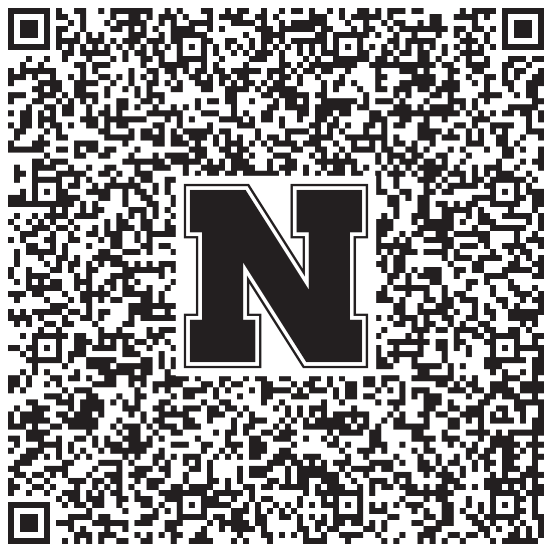QR code linking to Amber Ide vcard