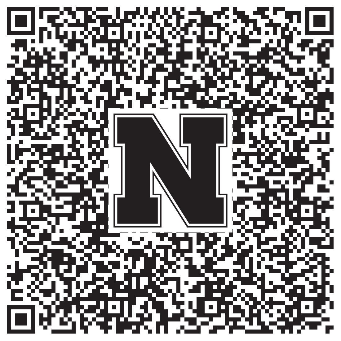 QR code linking to Amie Just vcard