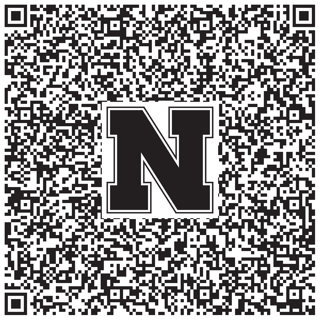 QR code linking to Alena Moon vcard