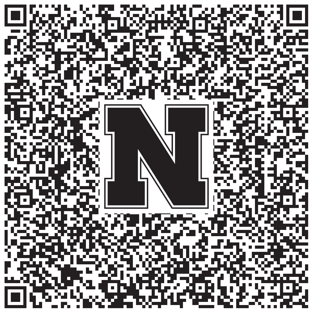 QR code linking to Brock Ortner vcard