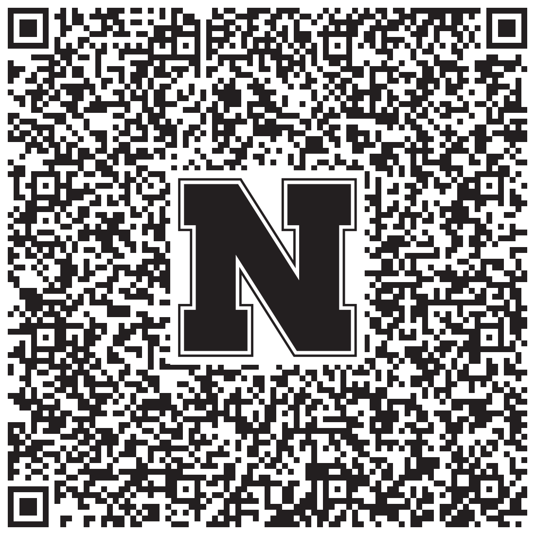 QR code linking to Brock West vcard
