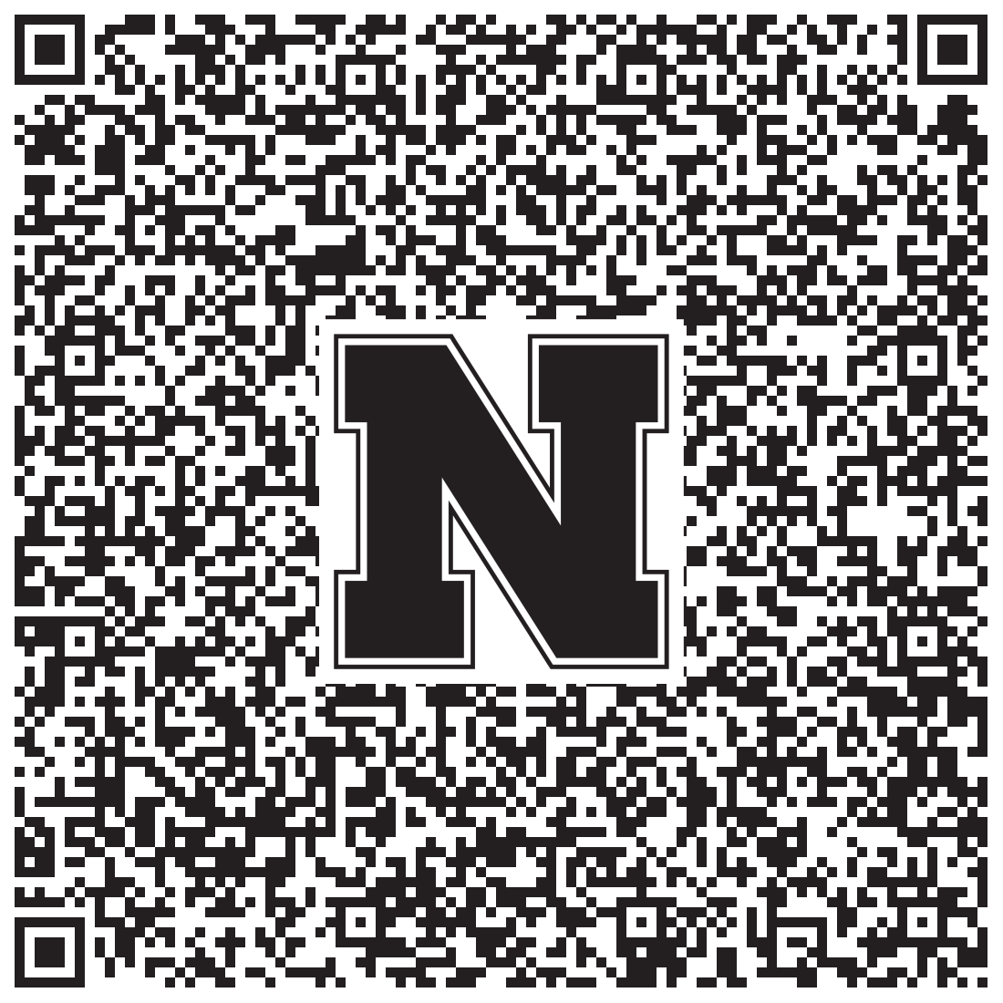 QR code linking to Charlotte Aikins vcard