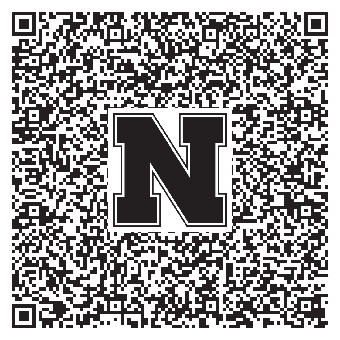 QR code linking to Charles Burchess vcard