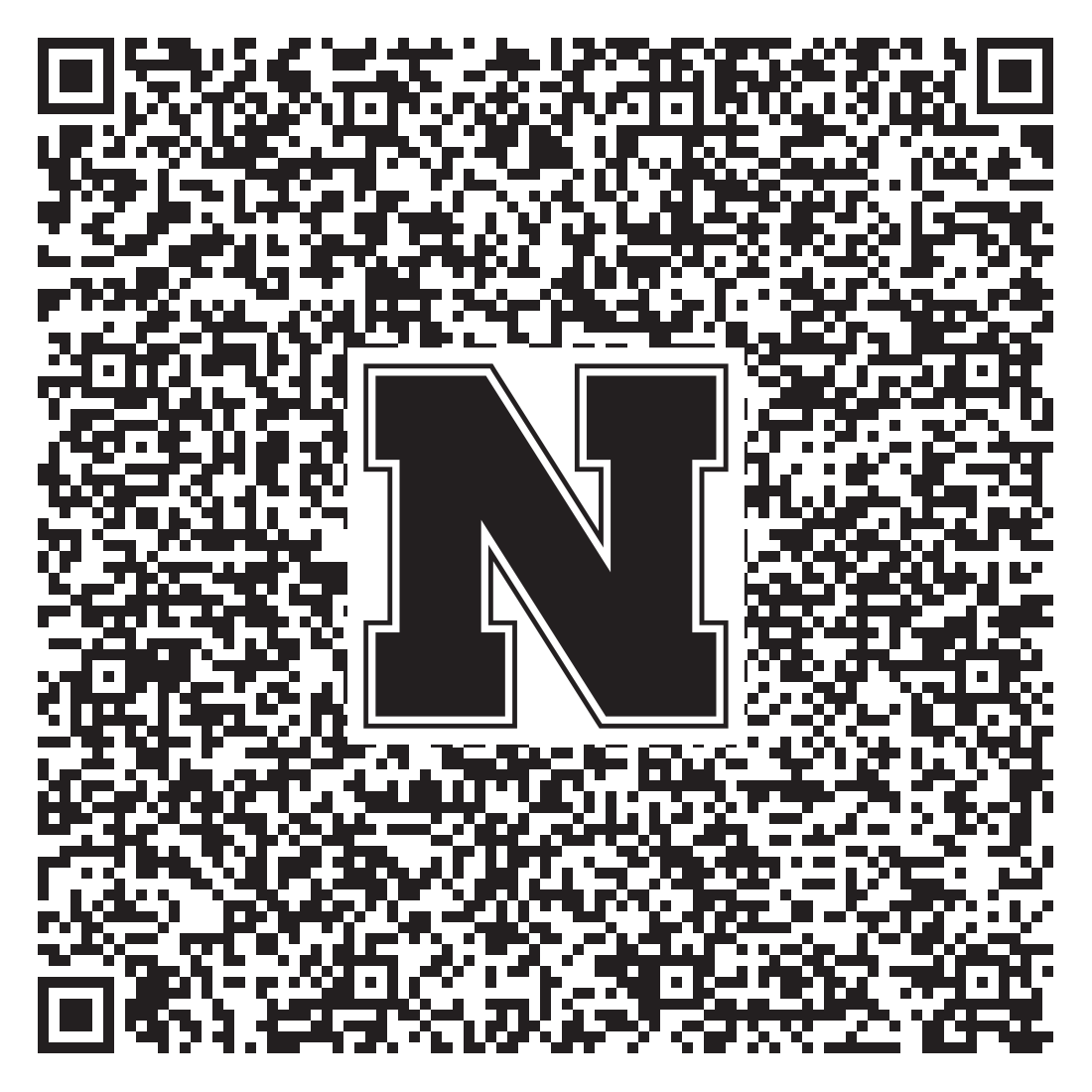 QR code linking to Charles Hardin vcard