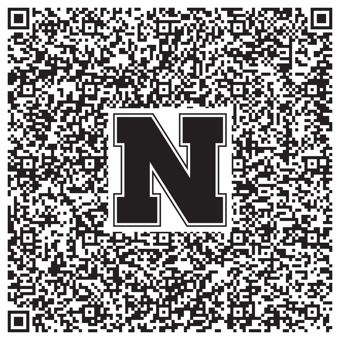 QR code linking to Christine Henningsen vcard