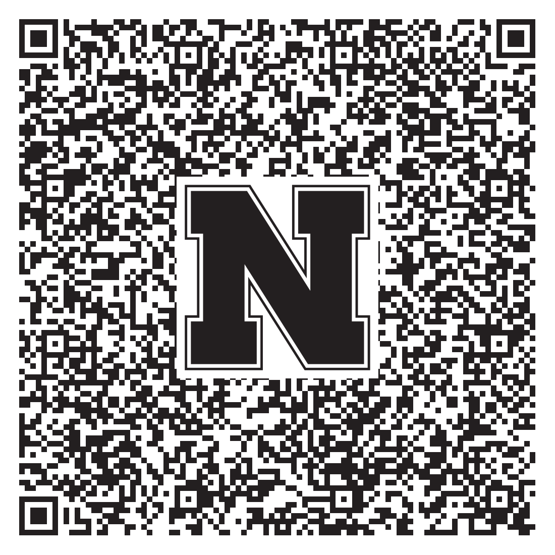 QR code linking to Charlie Hoiberg vcard