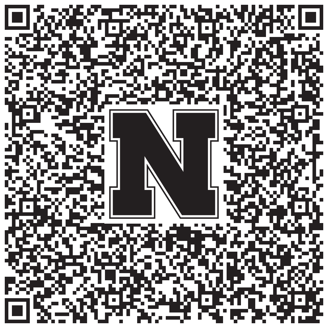 QR code linking to Conrad Huber vcard