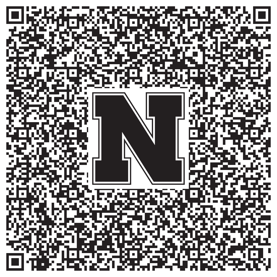 QR code linking to Chaz Larsen vcard