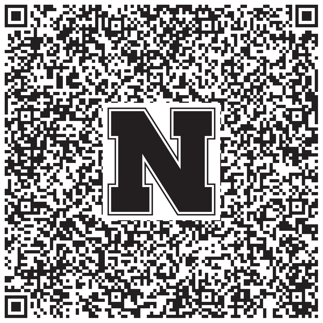 QR code linking to Chad Ludeke vcard