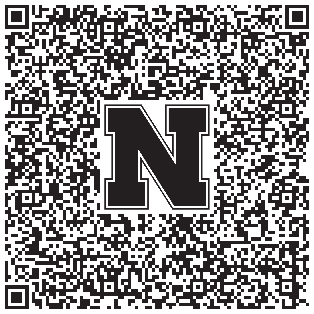 QR code linking to Dru Oborny vcard