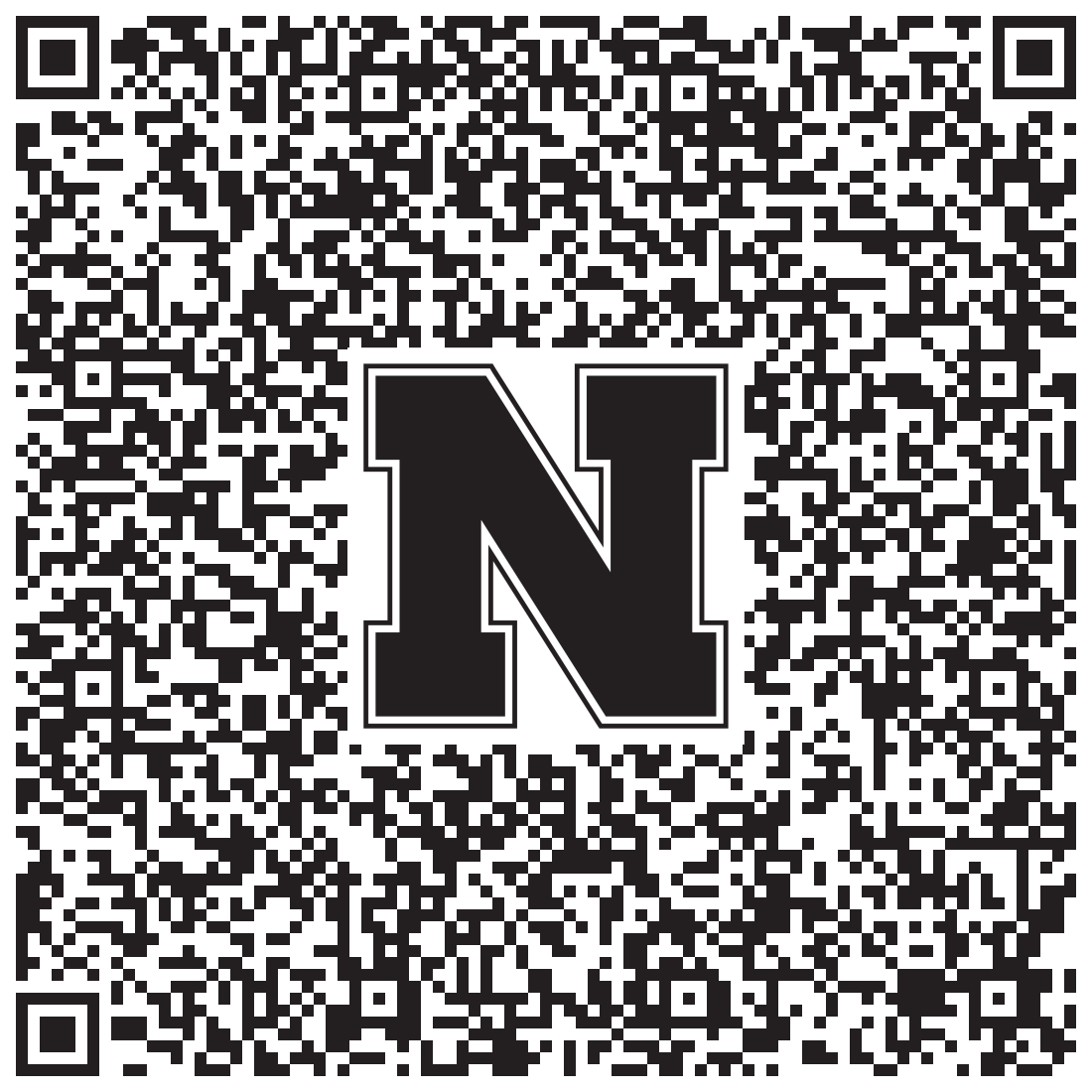 QR code linking to Easton Bauers vcard