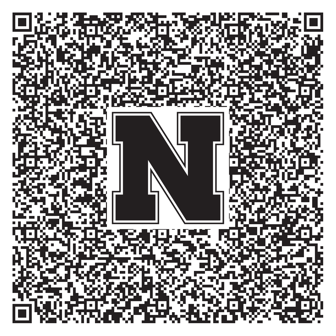QR code linking to Edgar Cahoon vcard
