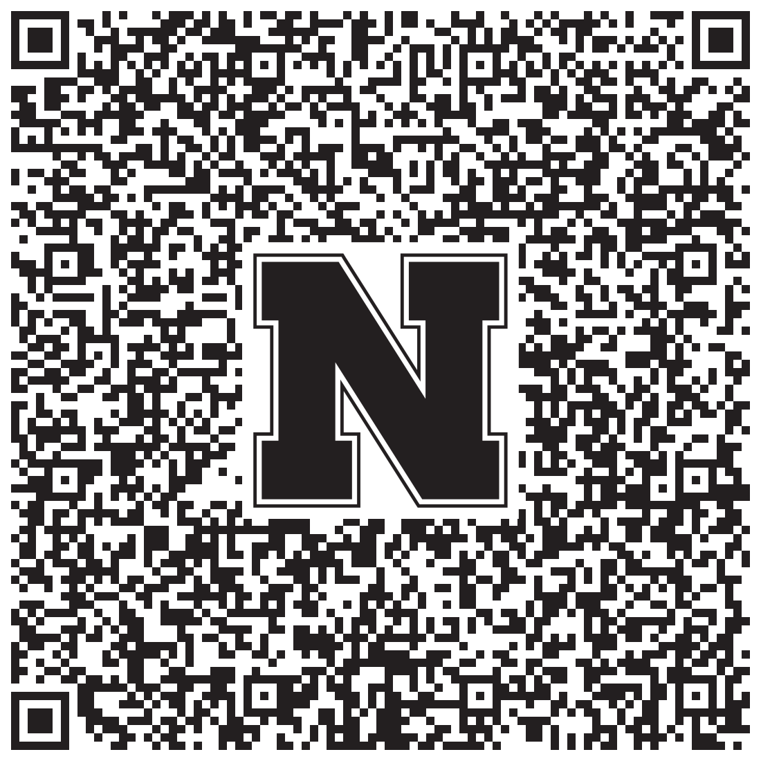 QR code linking to Ellie Fulcher vcard