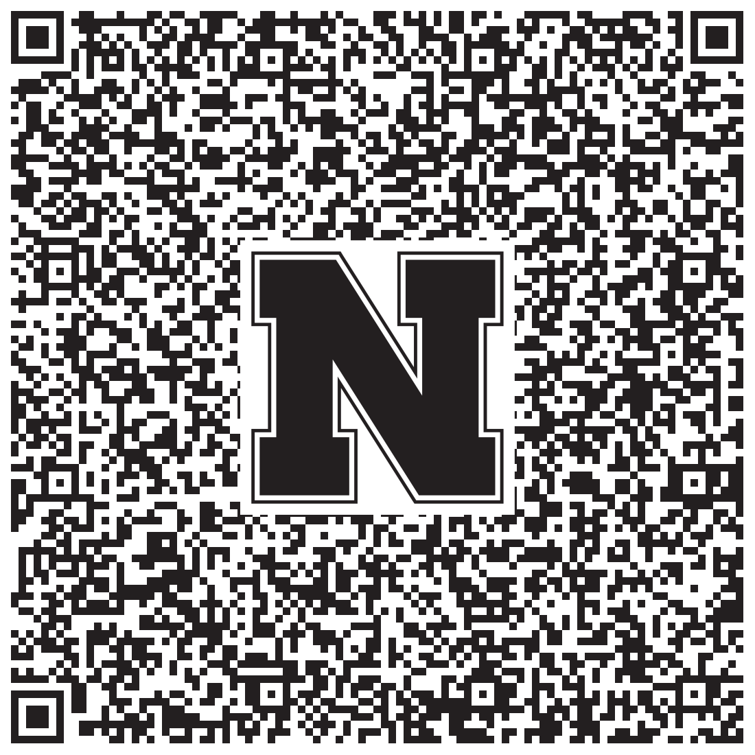 QR code linking to Erica Radach vcard
