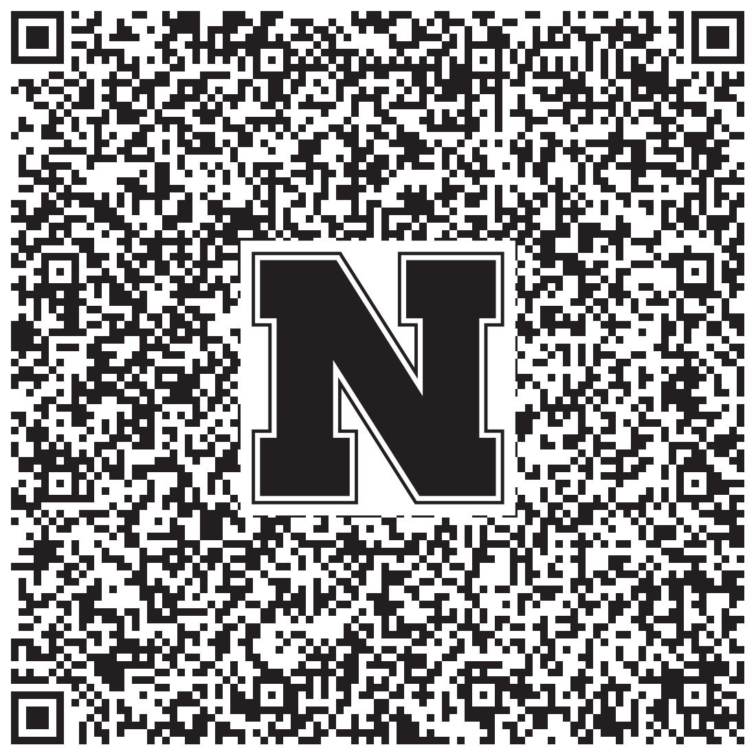 QR code linking to Gannett Bishop vcard