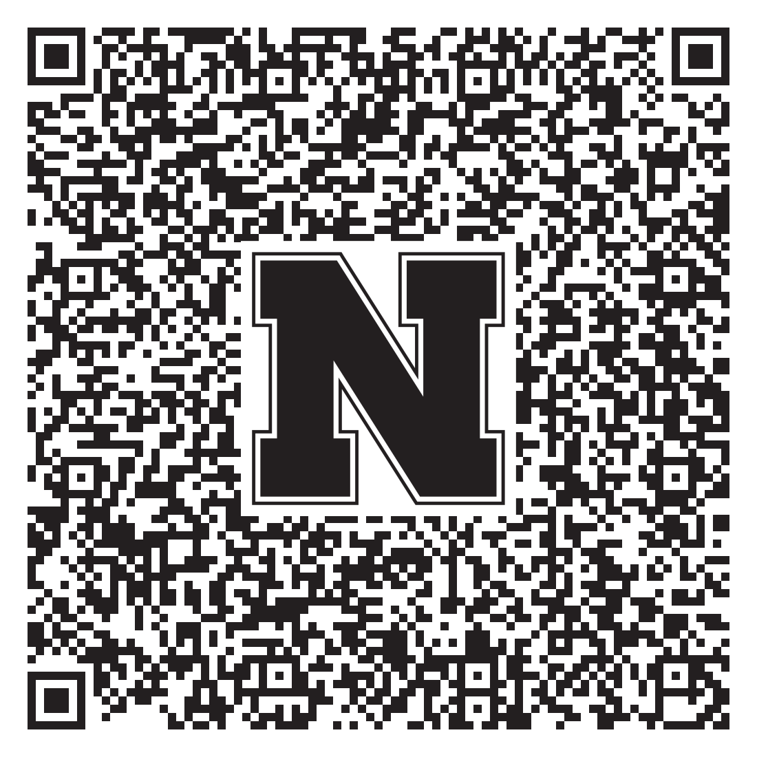QR code linking to Hala Badr vcard