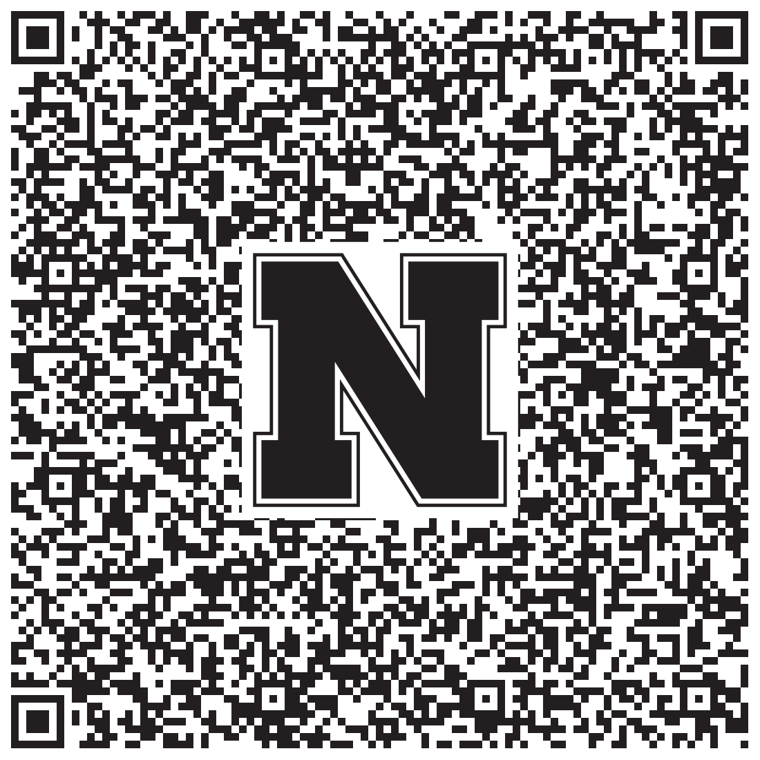 QR code linking to Heather Barager vcard