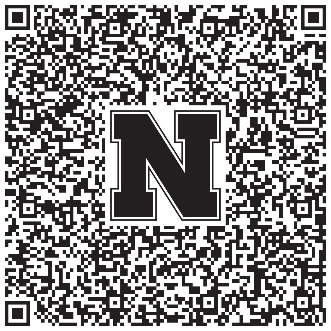 QR code linking to Iqra Duaa vcard