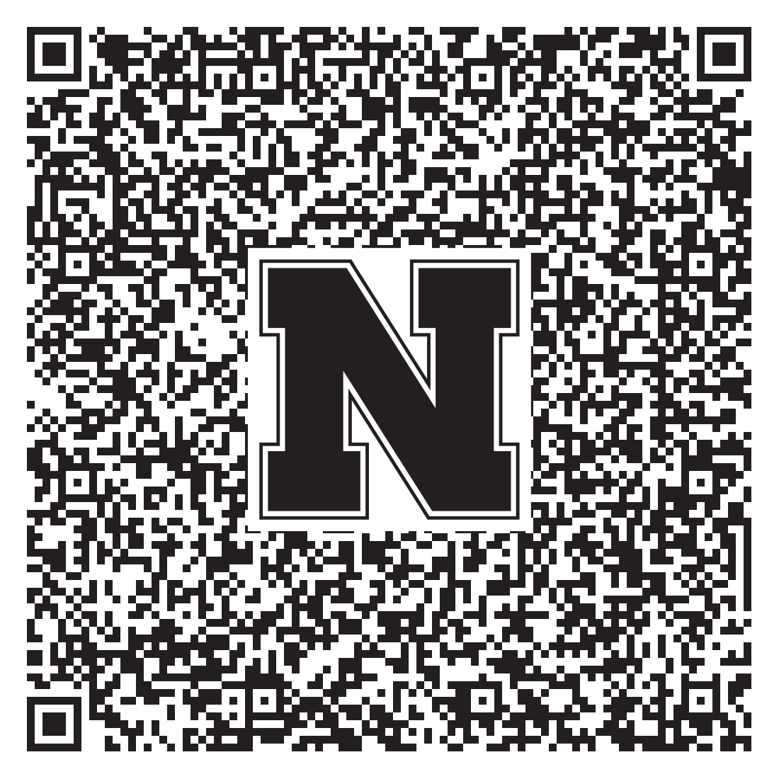 QR code linking to Ibrahim Hussain vcard