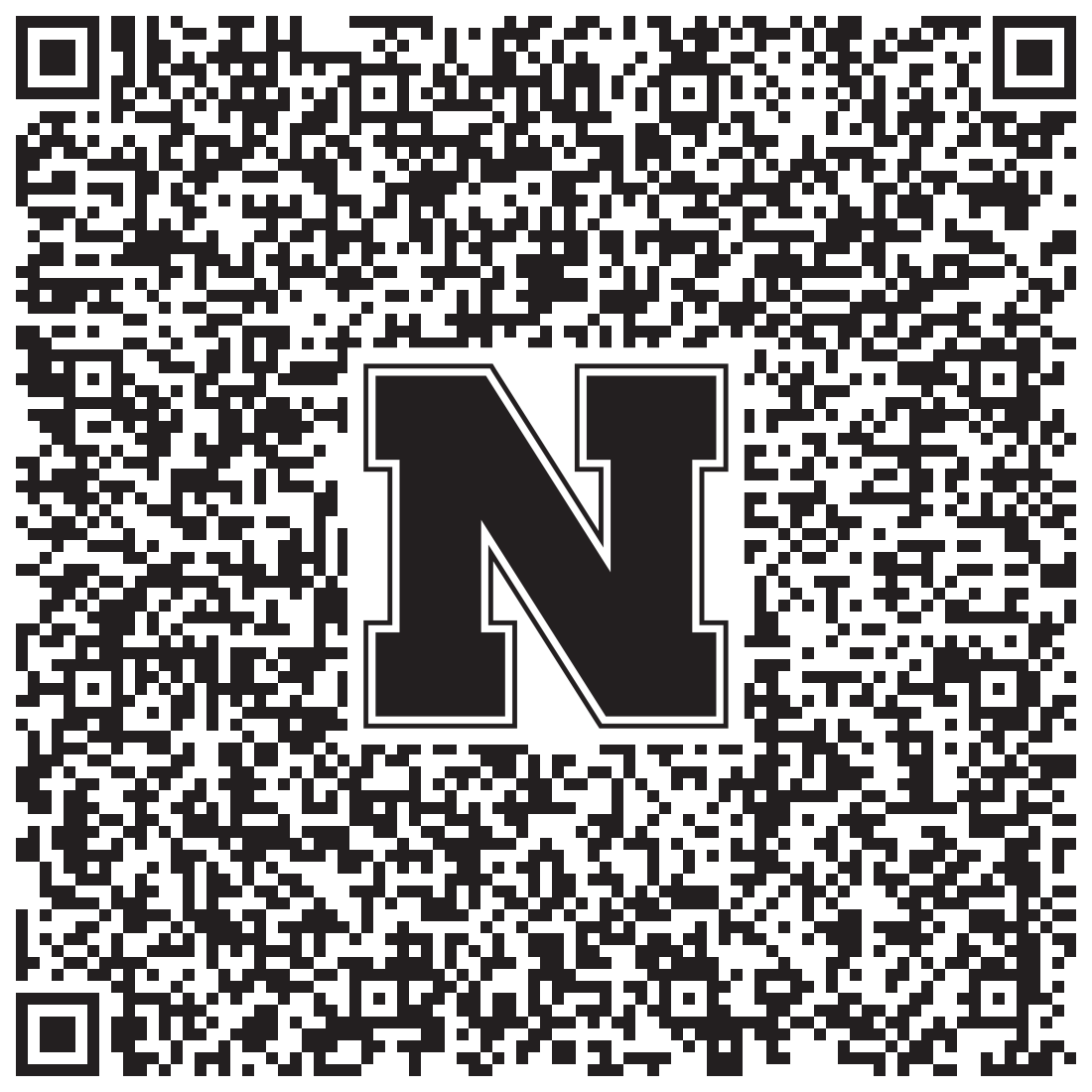 QR code linking to Jenn Bennett vcard