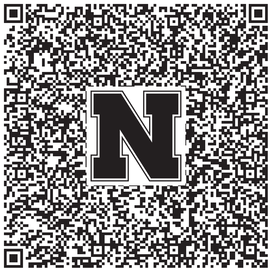 QR code linking to Justin Cheney vcard
