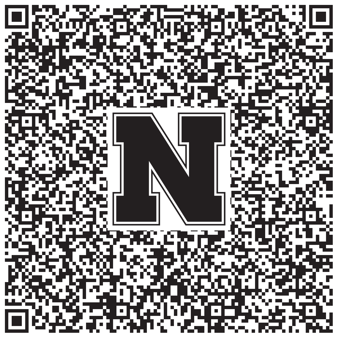 QR code linking to Justin Holbein vcard