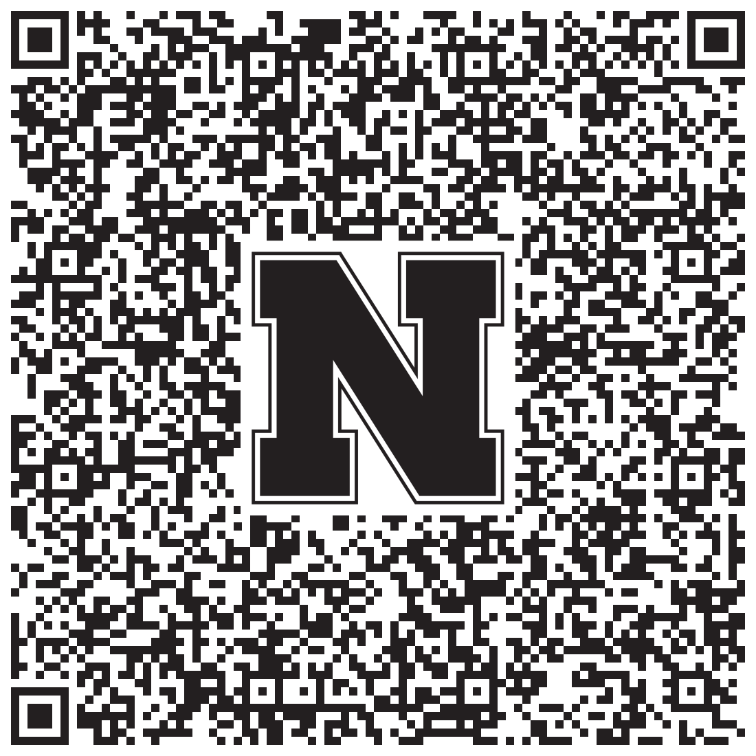 QR code linking to Joni Jones vcard