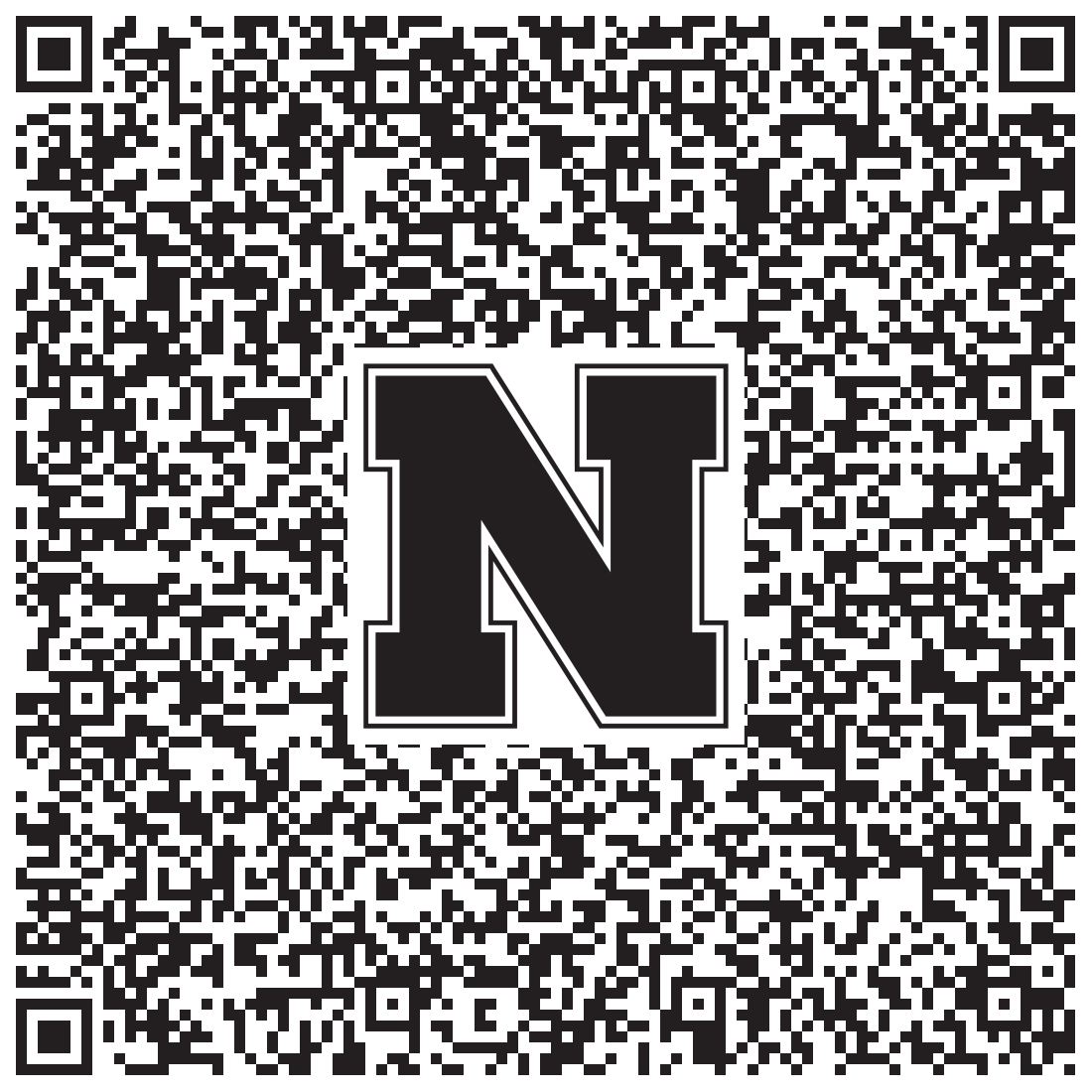 QR code linking to Justine Condon vcard