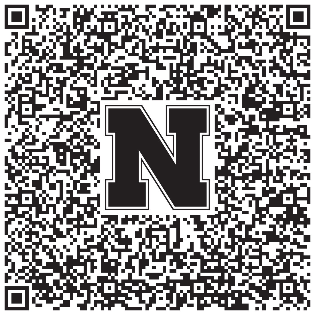 QR code linking to Kristi George vcard