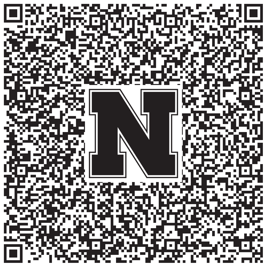 QR code linking to Kirsten Licht vcard