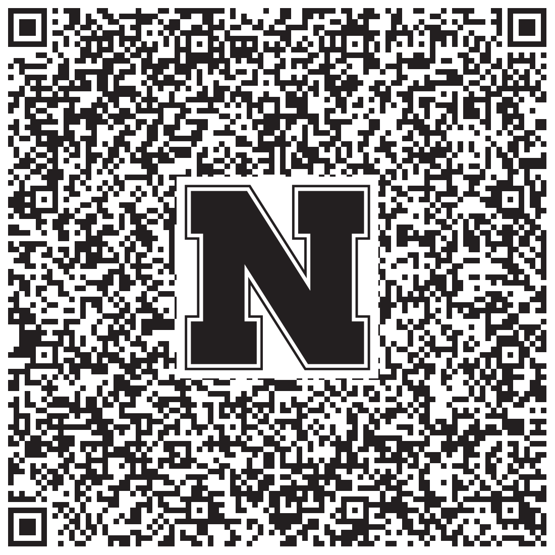 QR code linking to Katie Robbins vcard