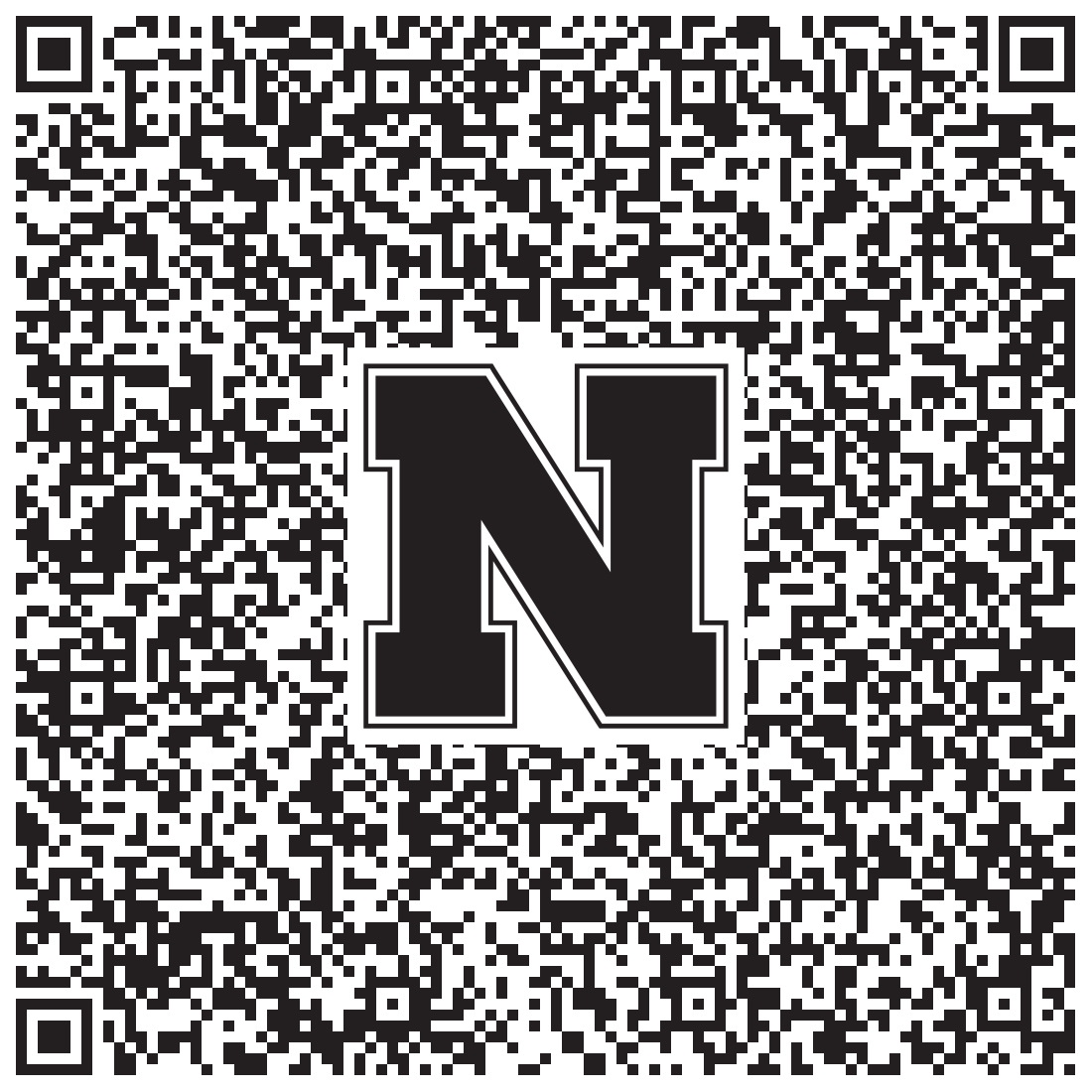 QR code linking to Lana Anderson vcard