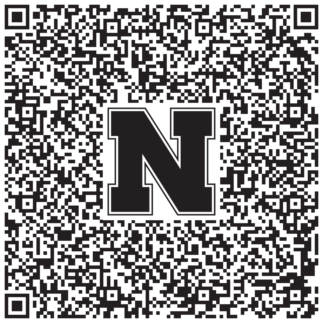 QR code linking to Lance Heller vcard