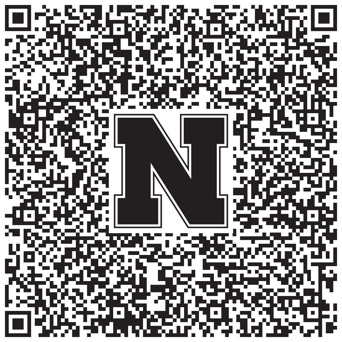 QR code linking to LeRoy Traudt vcard