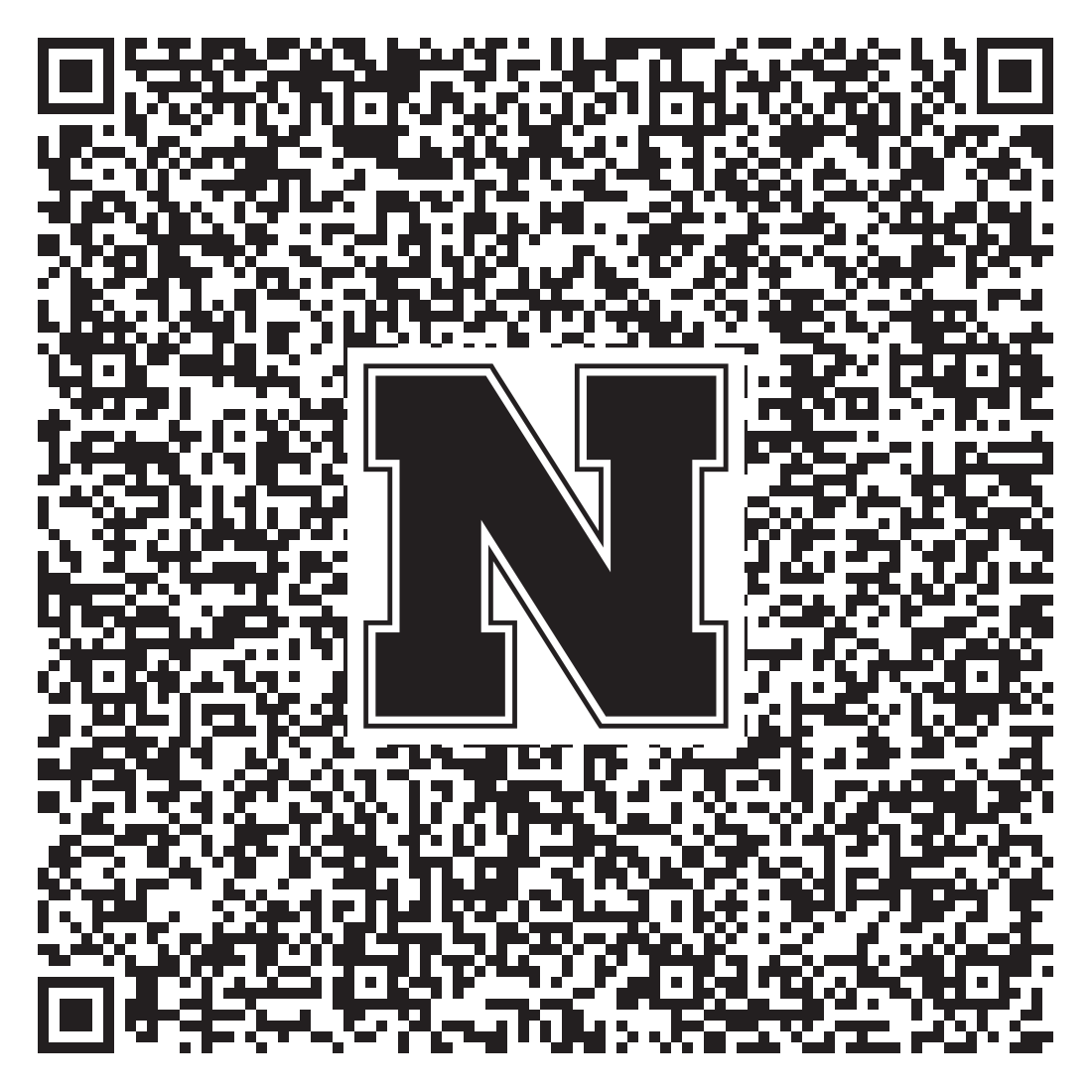 QR code linking to Megan Auringer vcard