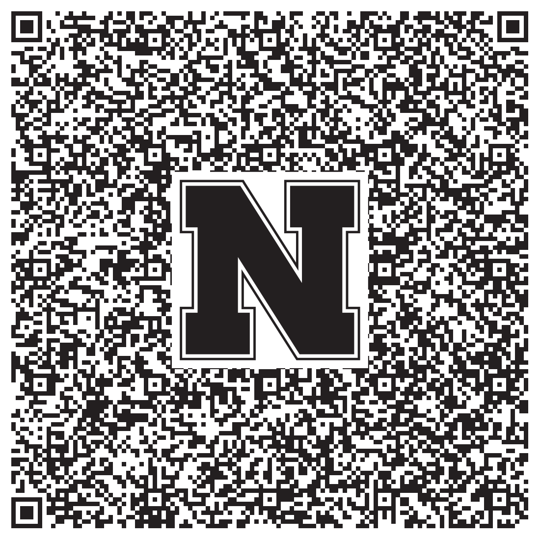 QR code linking to Michele Balas vcard