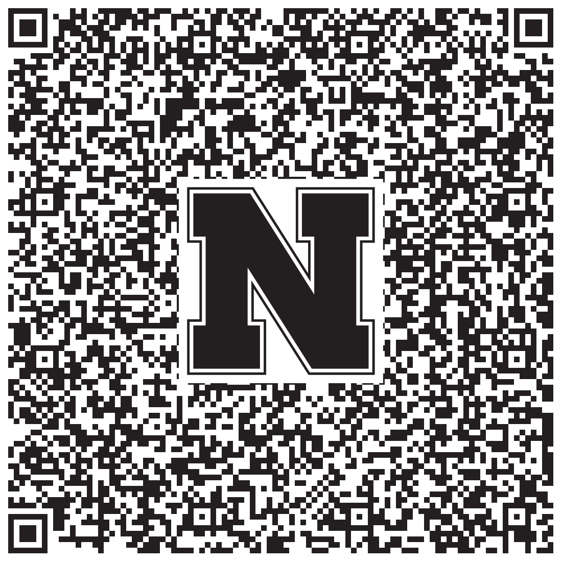 QR code linking to Misty Banks Noon vcard