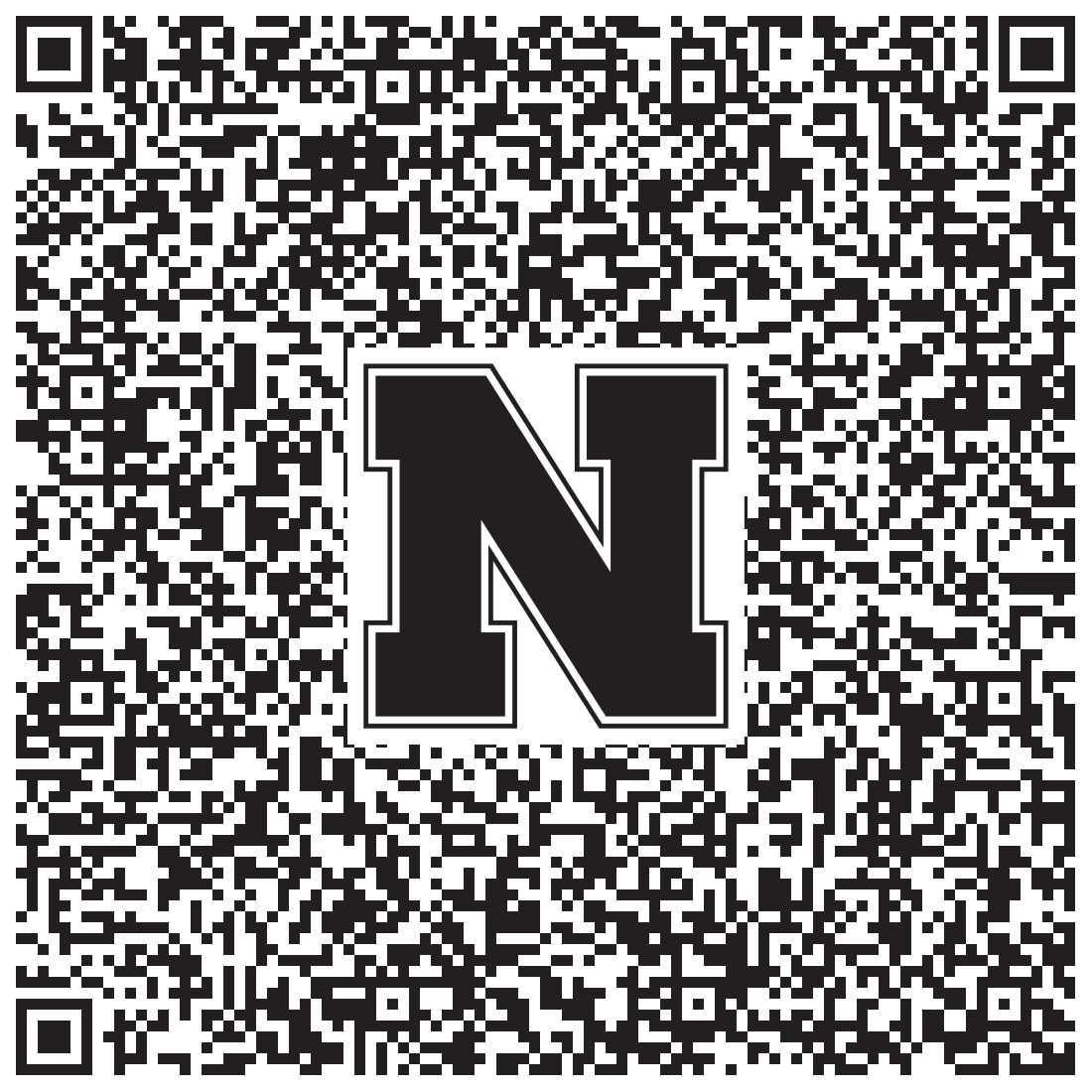 QR code linking to Mathieu Barber vcard