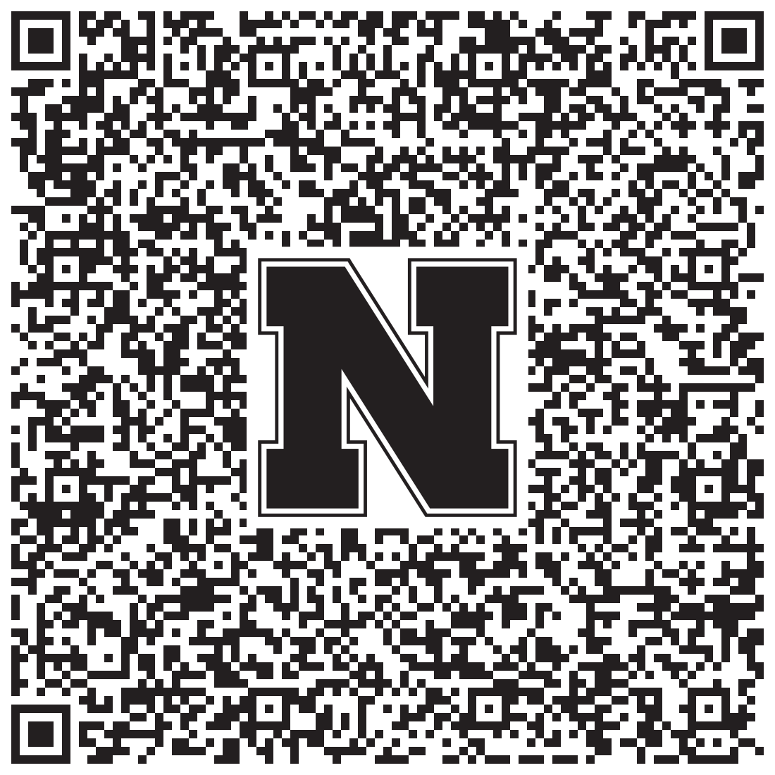 QR code linking to Mia Bednar vcard