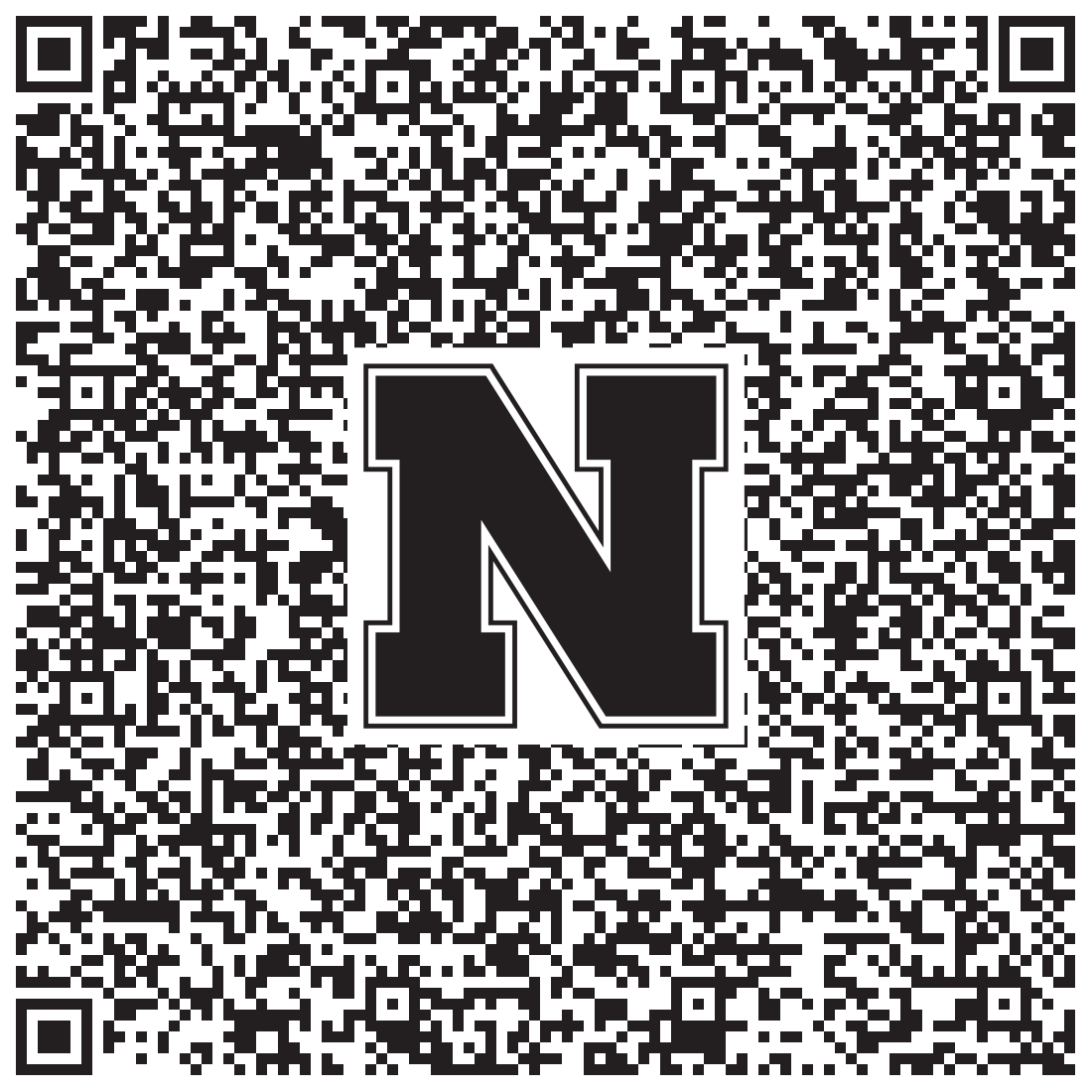 QR code linking to Meredith Cain vcard