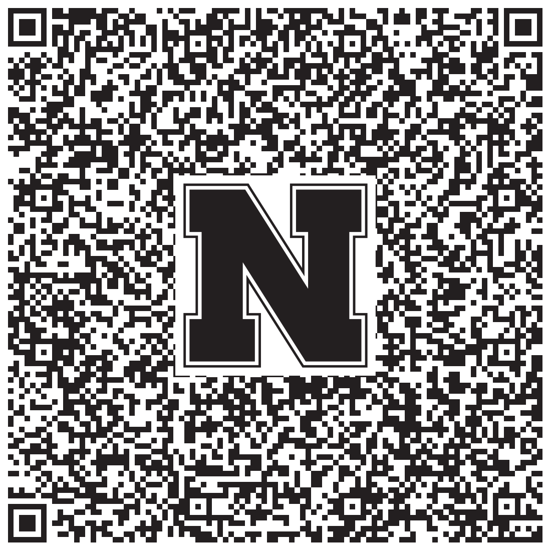 QR code linking to Mu Hsar Eh vcard